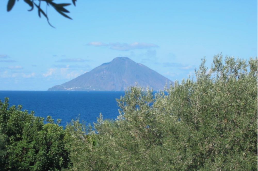 View from Isole Eolie Stromboli Island