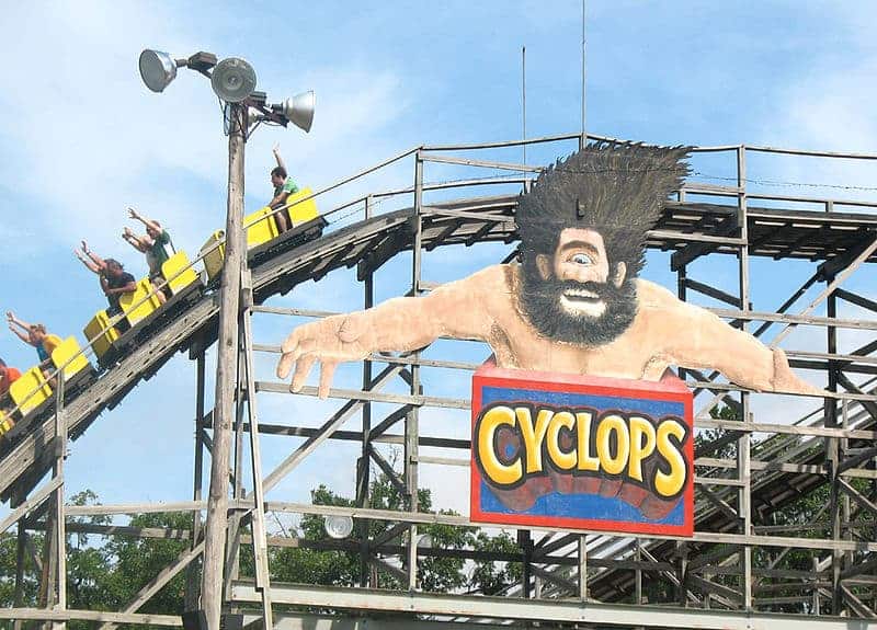 Cyclopscoaster Mt Olympus Water and Theme Park Wisconsin Dells