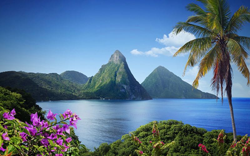 The Pitons St Lucia Caribbean Island