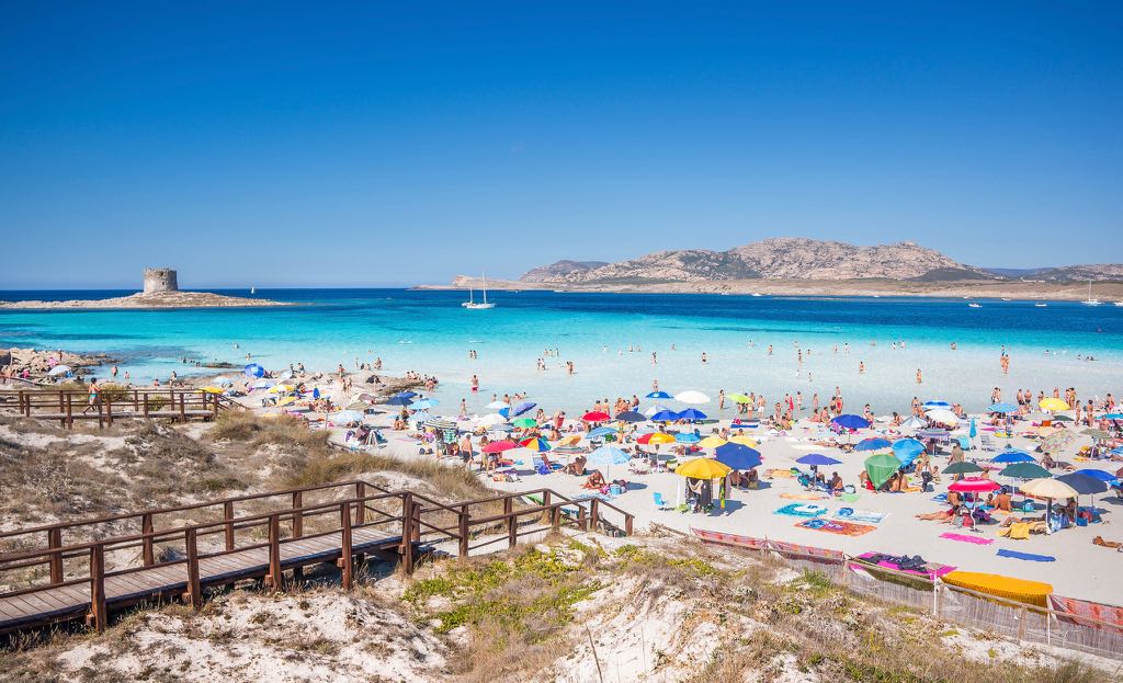 Fantastic beach in Sardinia La Pelosa