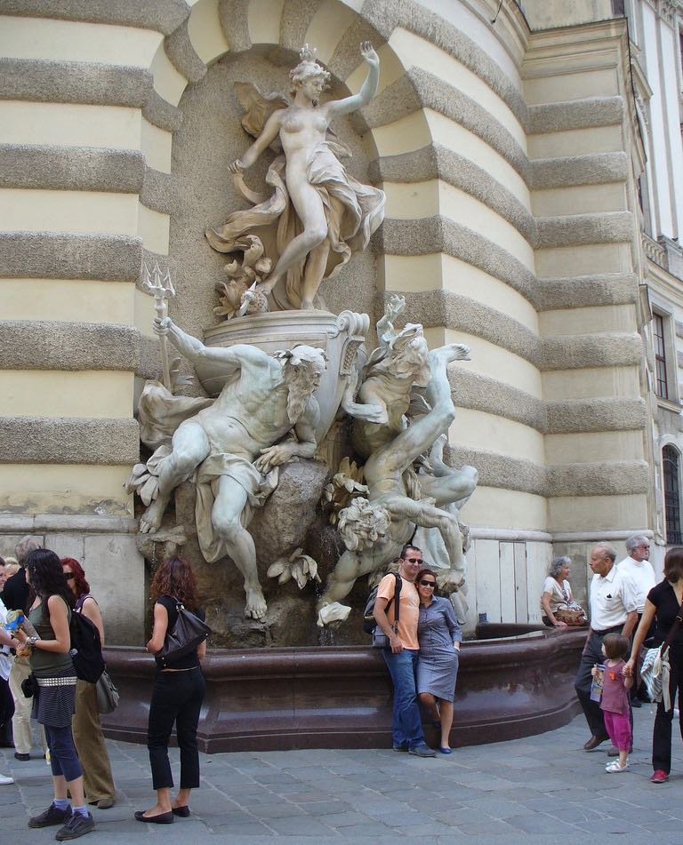 Greek Mythology Sculptures in Vienna