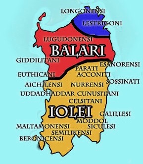 Iolei Sardinia Map