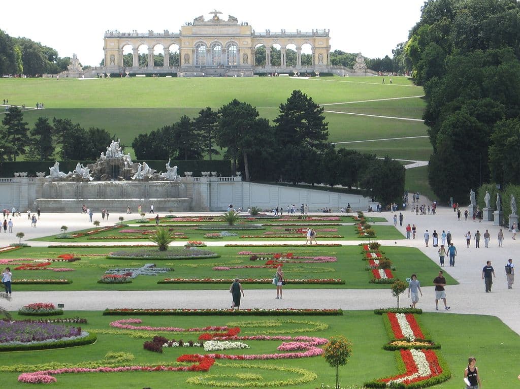 Schoenbrunn Gardens Vienna