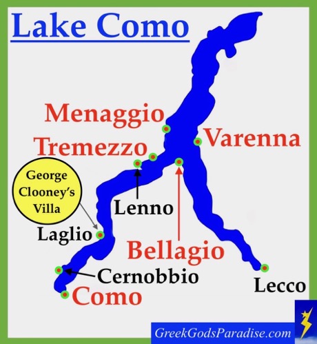 Lake Como Map