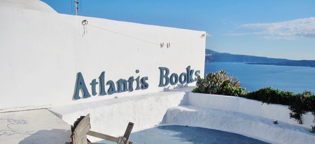 Atlantis Books in Oia Santorini