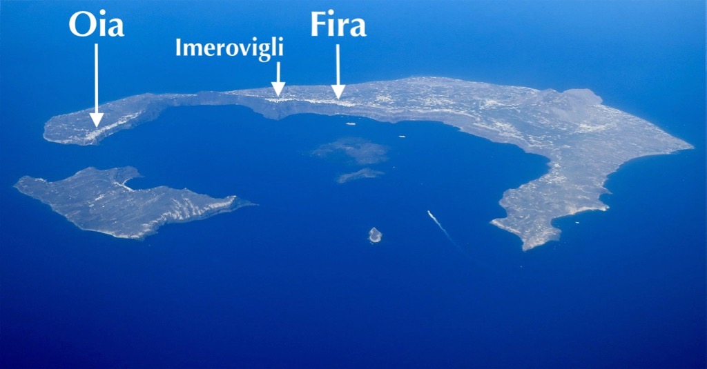 Santorini Fira Oia Imerovigli