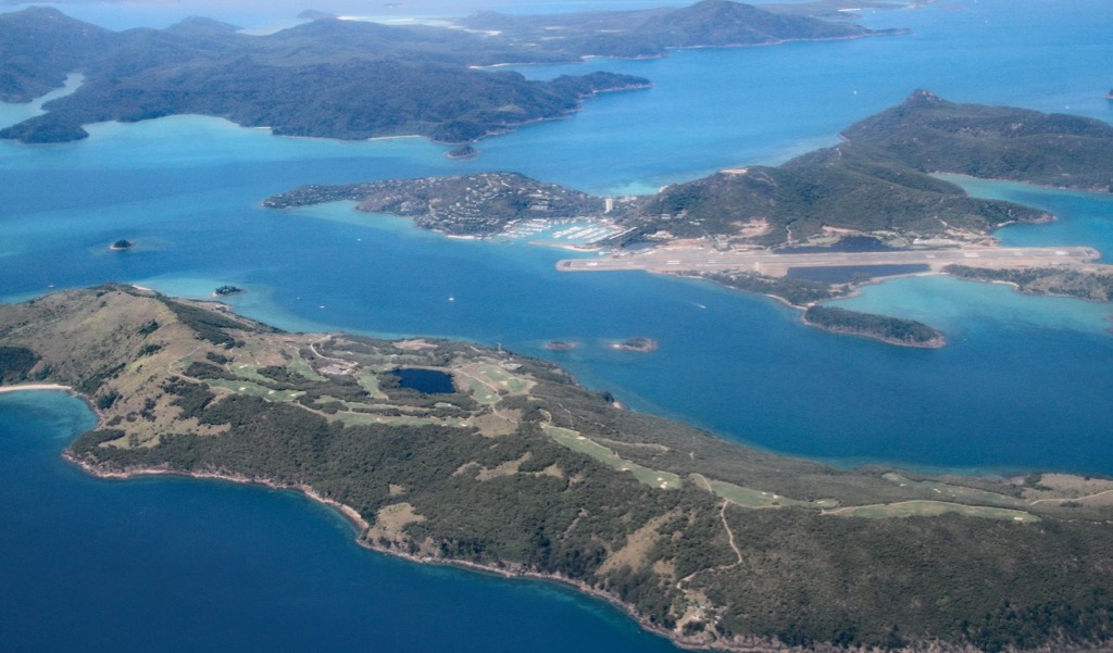 Hamilton Island Golf Club on Dent Island