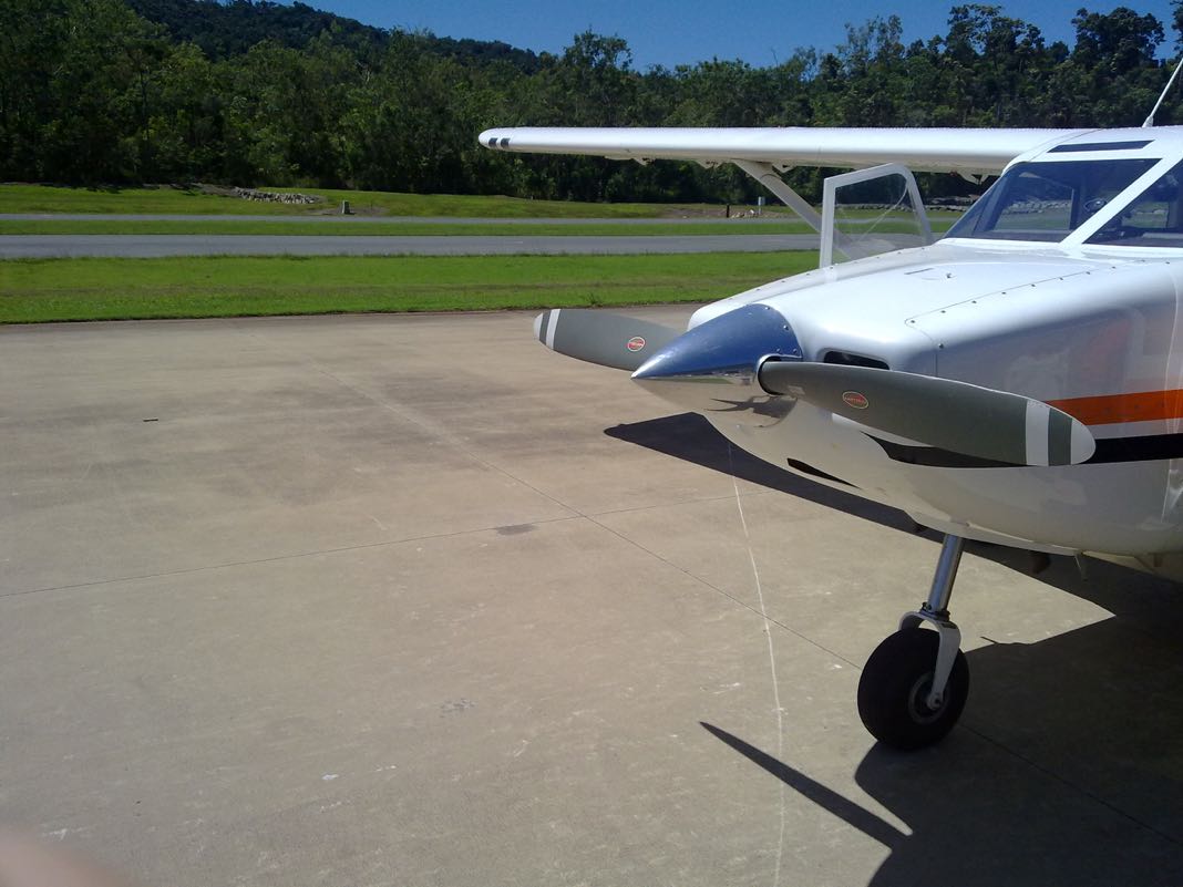 Plane at Whitsunday Coast Airport Proserpine Airport