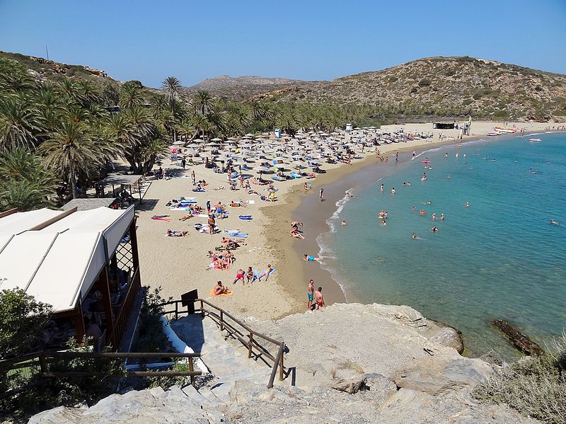 Vai Beach one of the best beaches in Crete