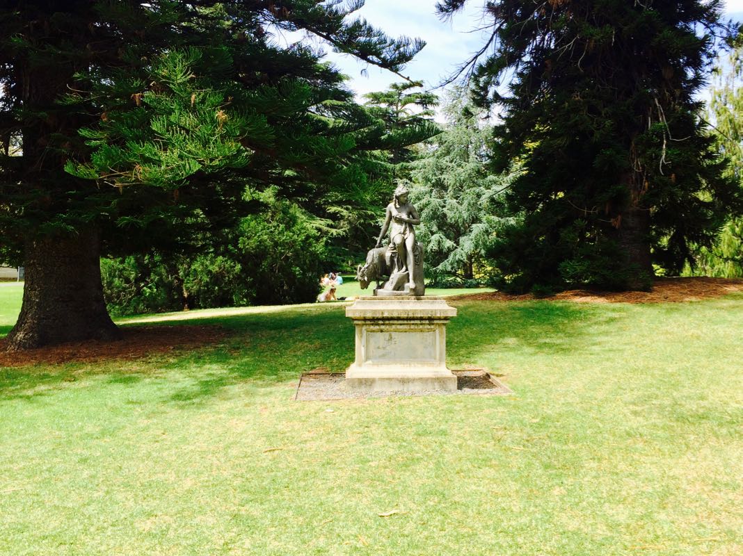 Adelaide Botanic Gardens Amalthea Goat statue