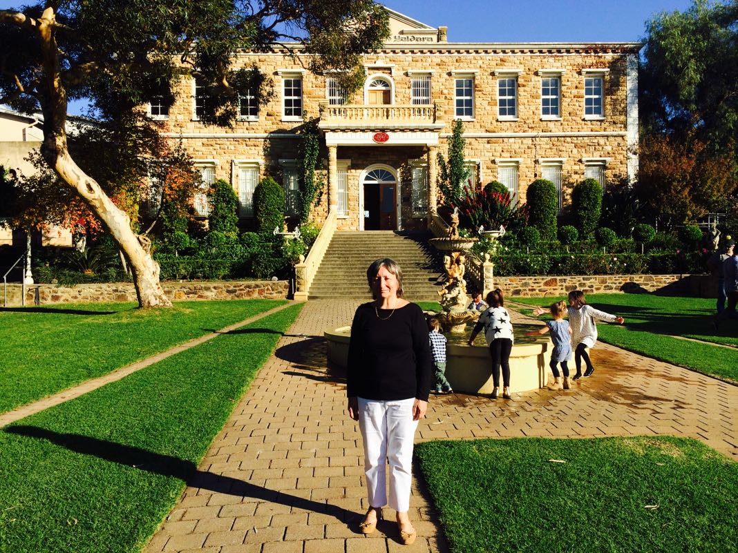 Barossa Valley Winery Chateau and fountain