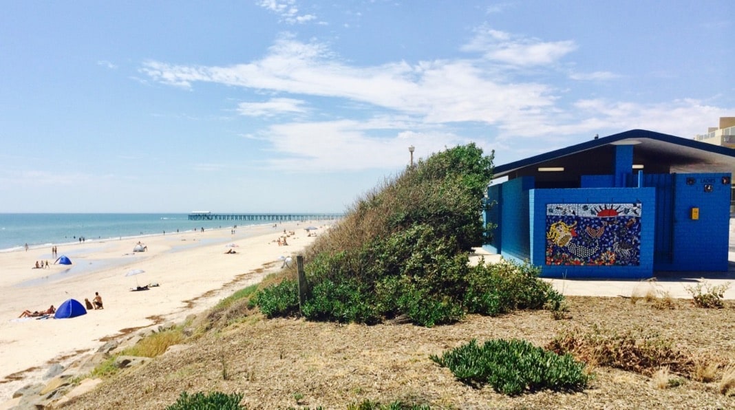 Henley beach jetty from a distance