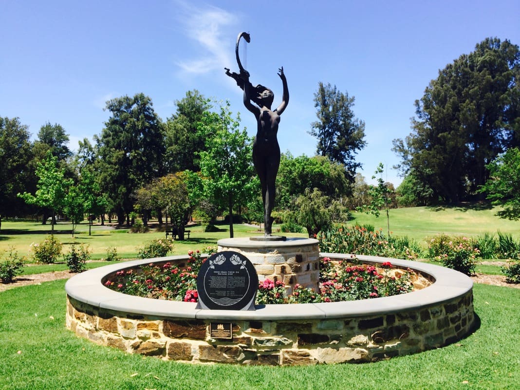 Song of the Wind sculpture Qingdao rose garden