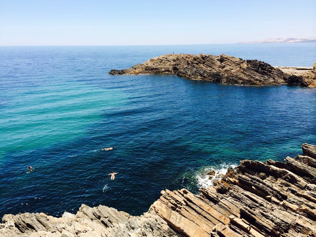 Cliffs at Second Valley in Fleurieu Peninsula