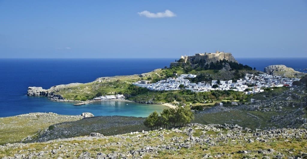 Lindos Beach Rhodes Best Beaches in the Greek Islands