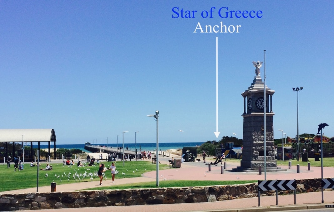 Star of Greece Anchor Semaphore Jetty