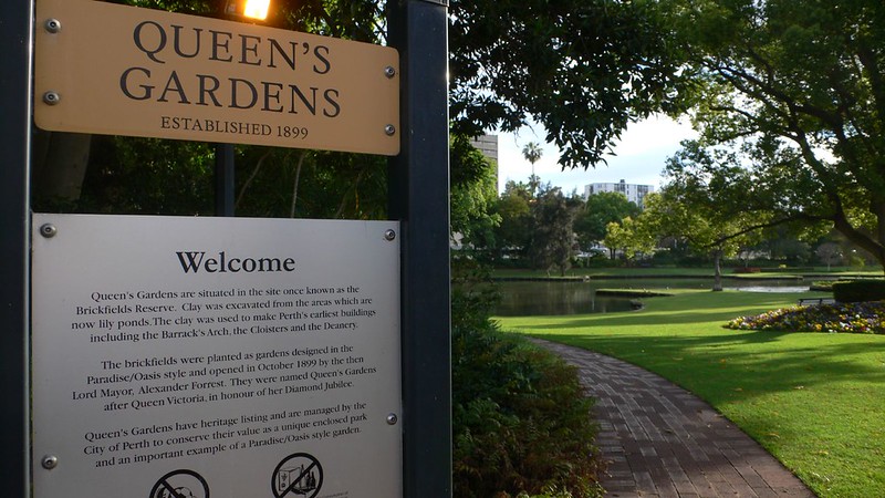 Queens Gardens Perth Australia
