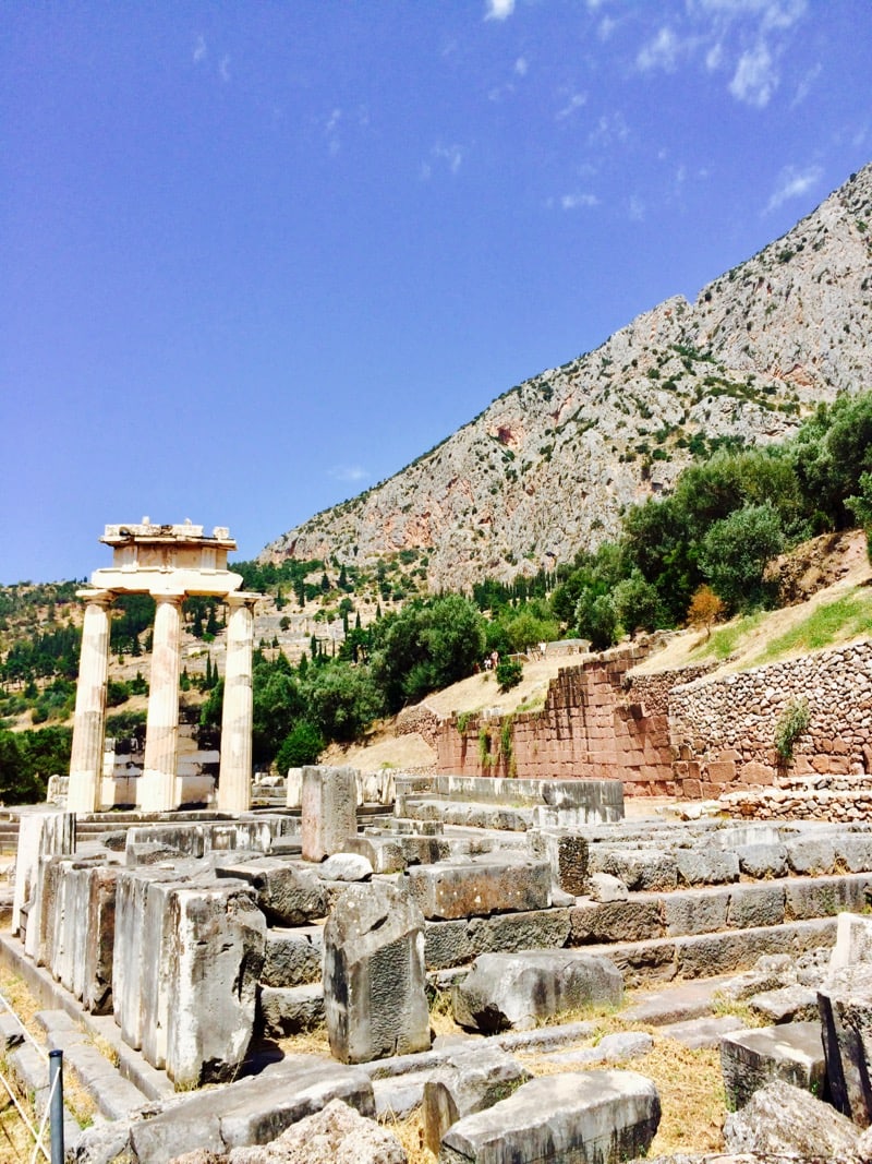 Tholos of Delphi at the Sanctuary of Athena Pronaia