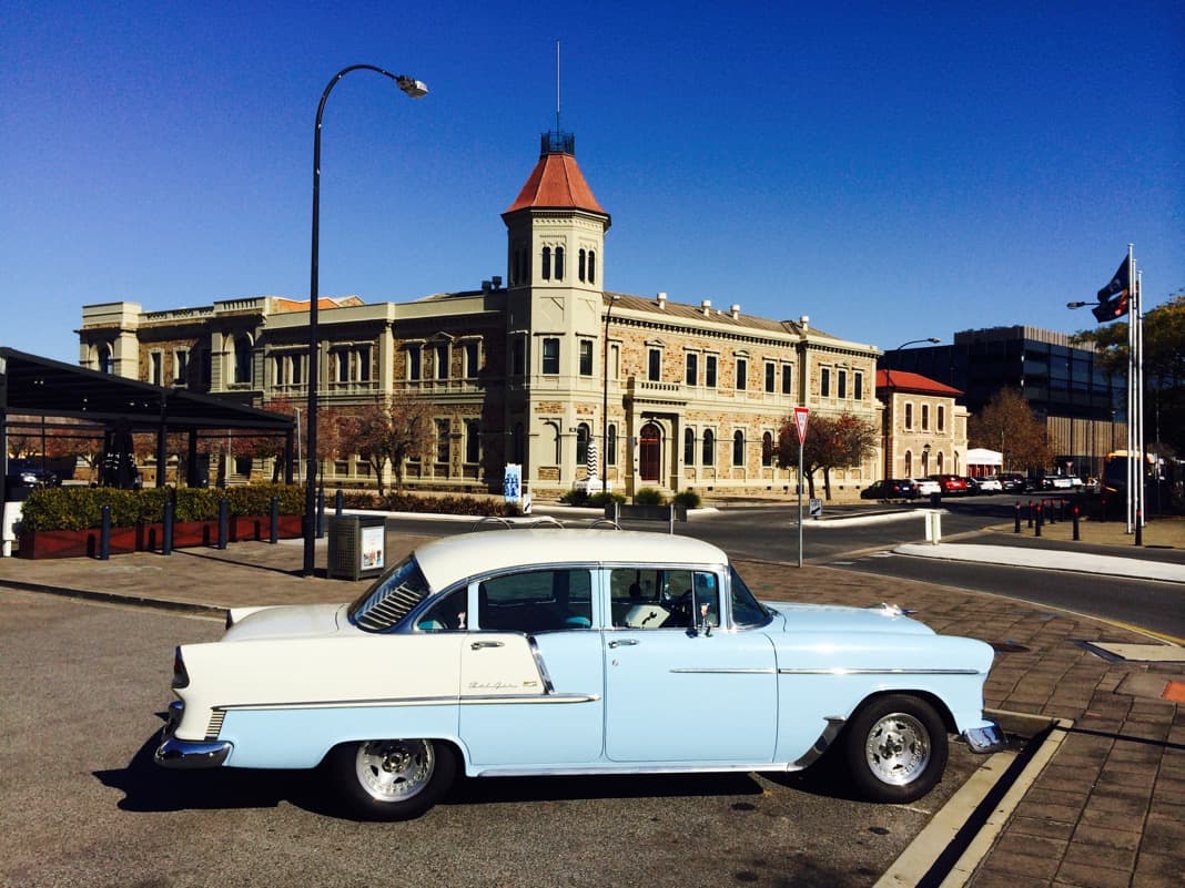 Old classic car in Port Adelaide
