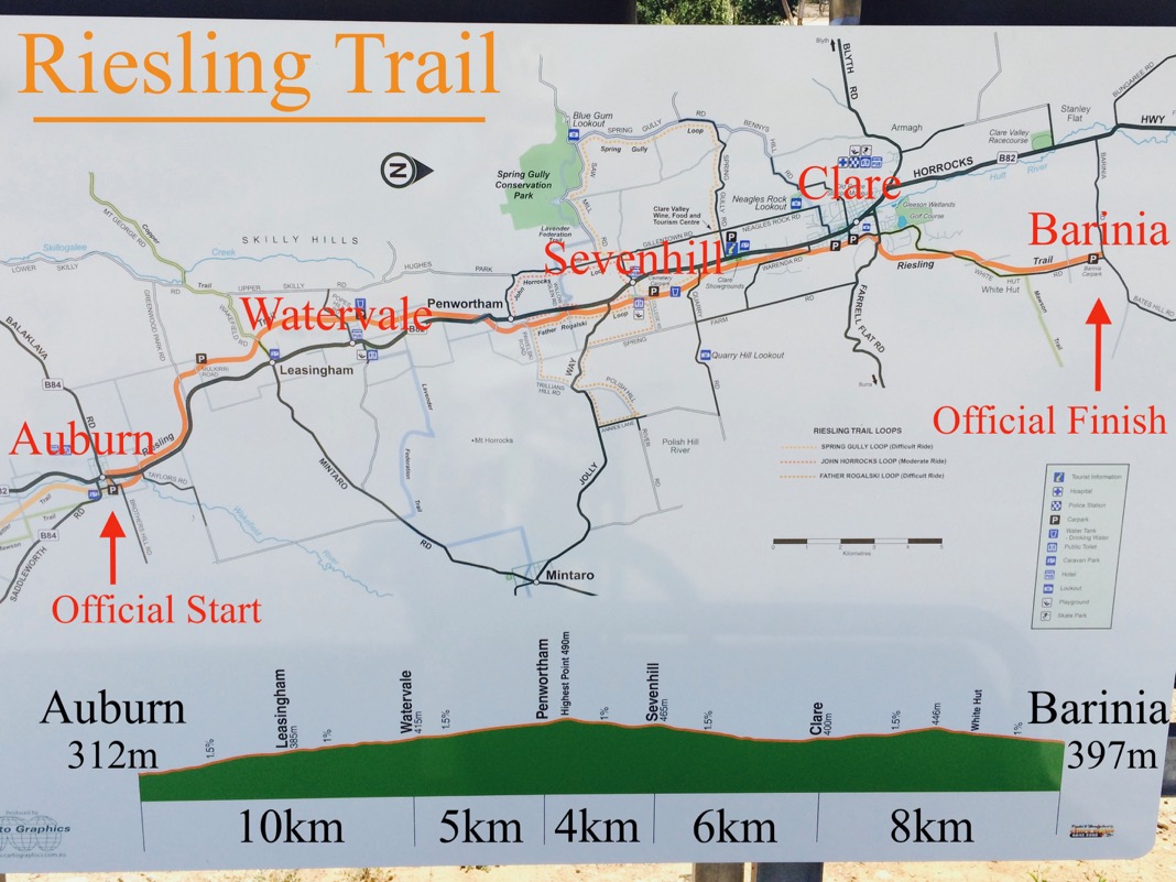 Riesling Trail Map
