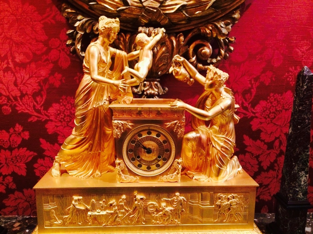 The Baptism of Achilles Mantel Clock