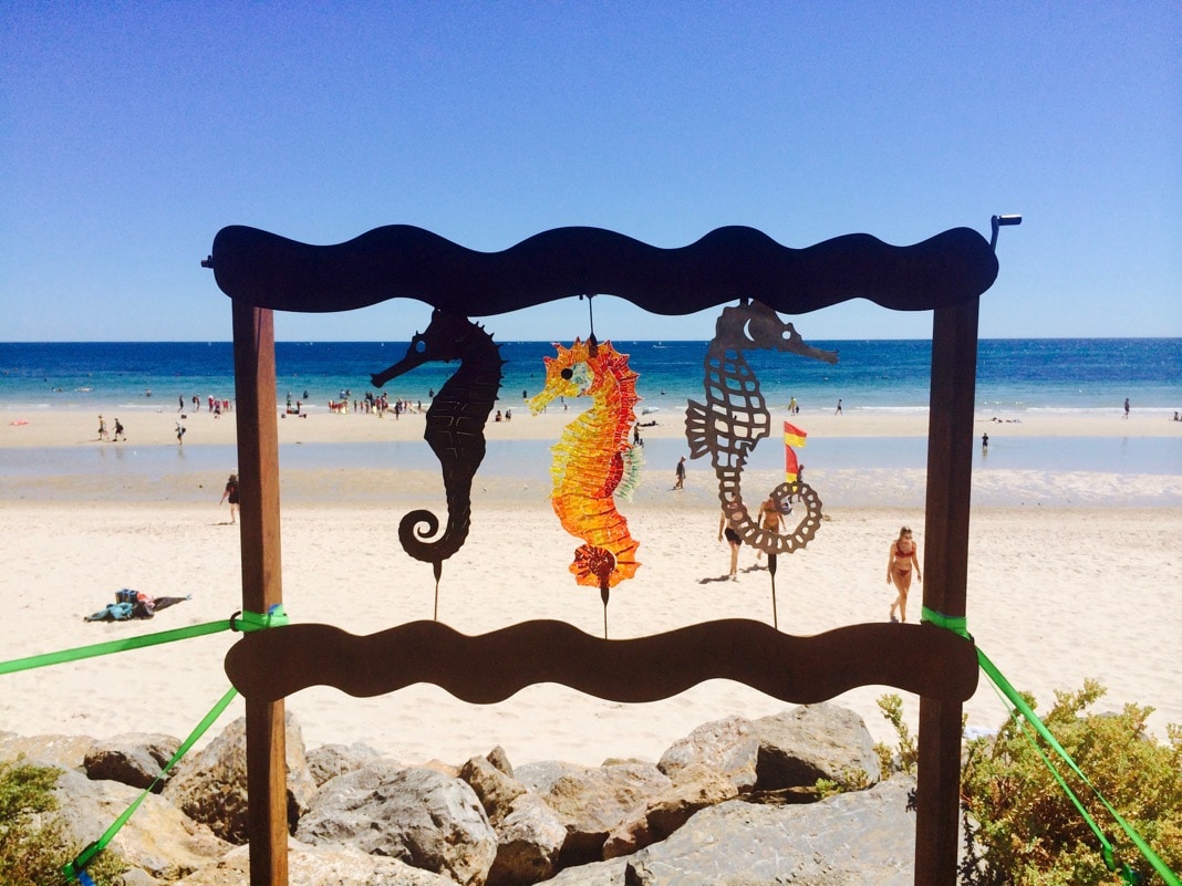 Three Seahorses Art Piece Brighton Beach