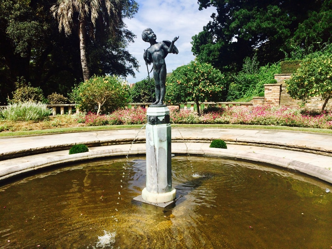 Love Led Them Cupid Statue Royal Botanic Gardens Sydney NSW