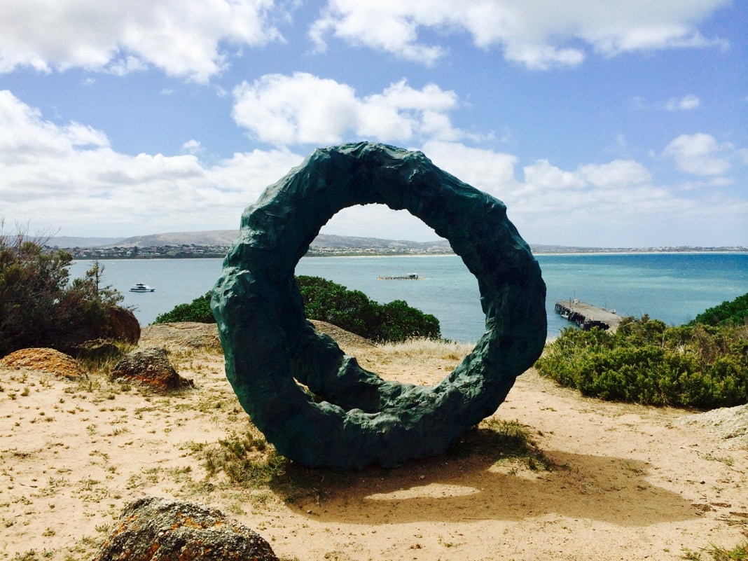 Adam and Eve Sculpture Granite Island