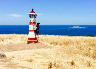 Granite Island Lighthouse Sculpture