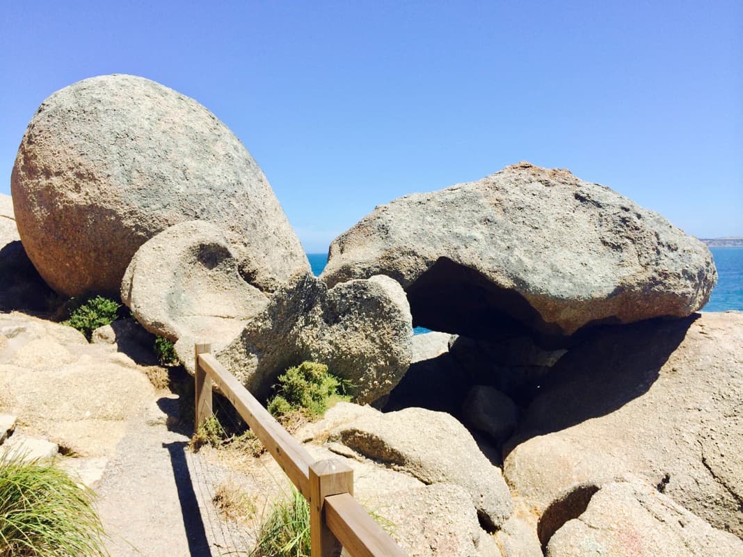 Umbrella Rock Granite Island Victor Harbor