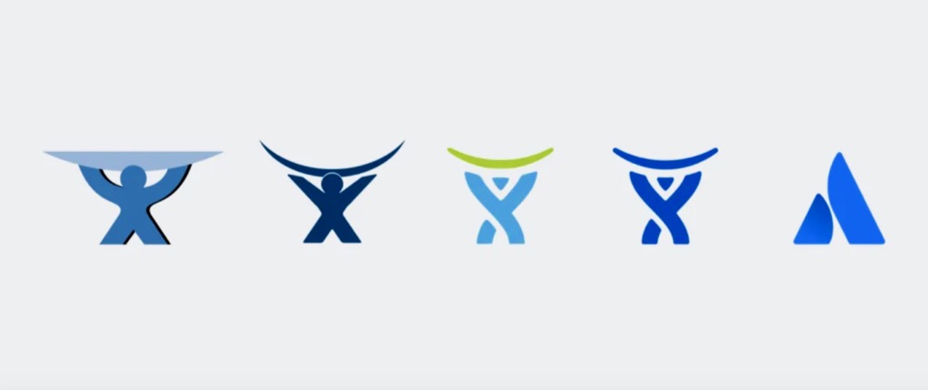 Atlassian Logos Based on the myth of Atlas