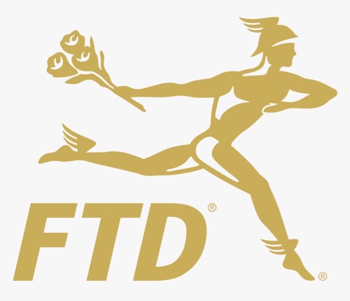 FTD Logo showing Greek God Hermes