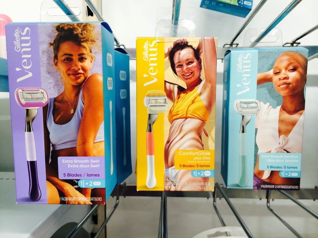 Gillette Venus womens razors Brand