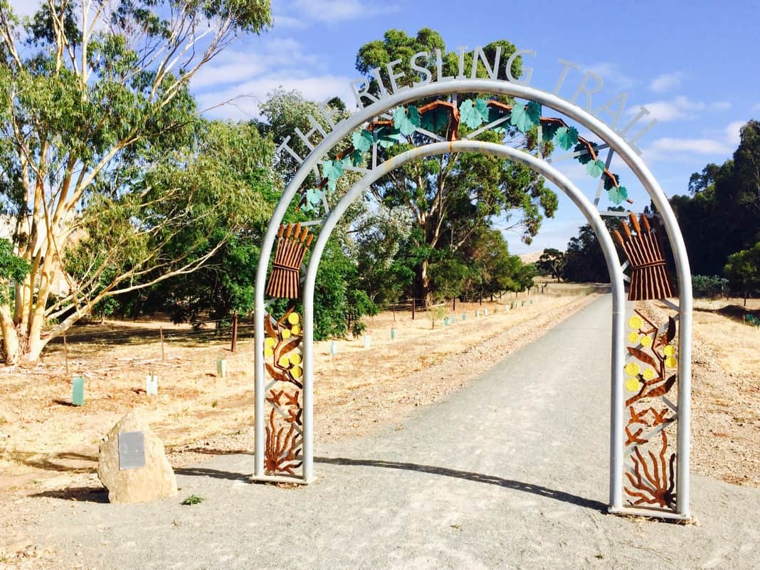 Riesling Trail Sign Clare Valley