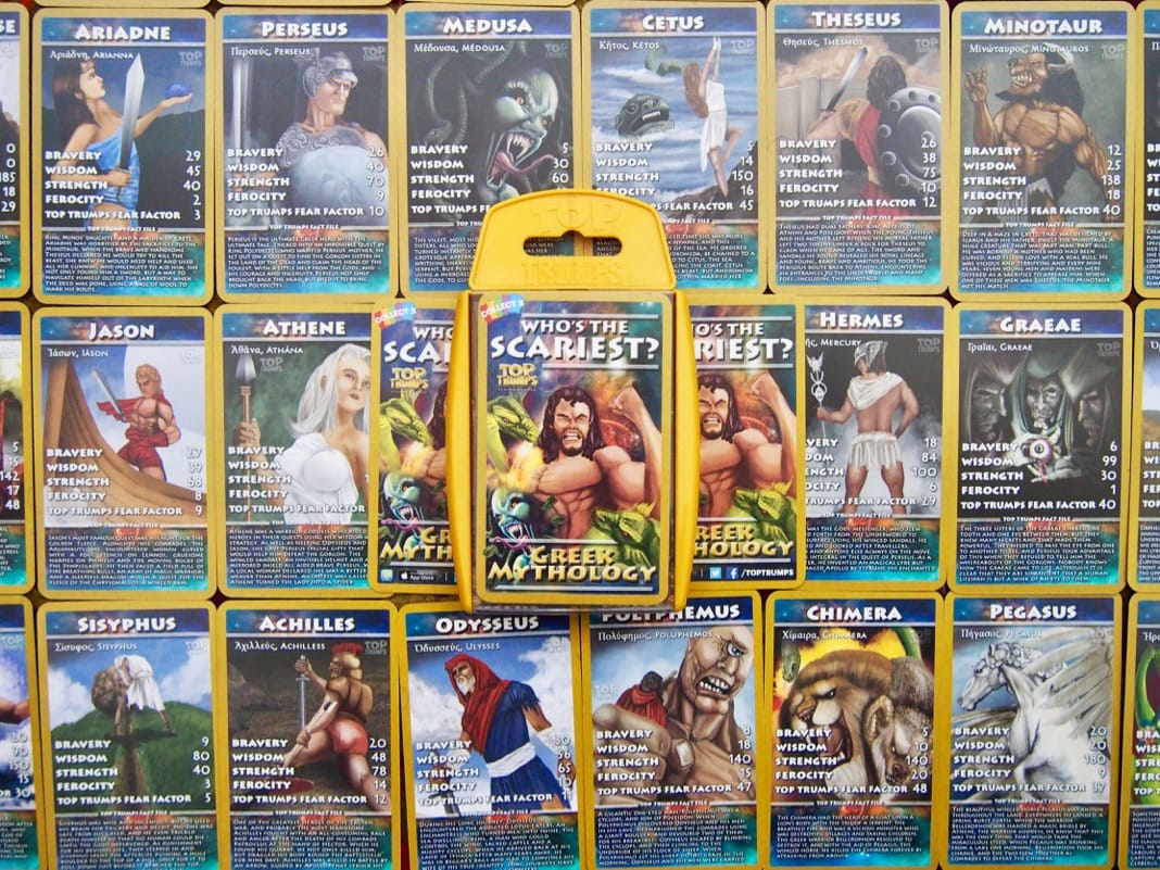 Top Trumps Card Game Greek Mythology