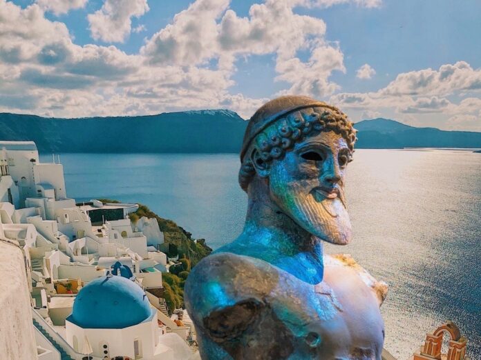 Hotels in Greece with Greek God