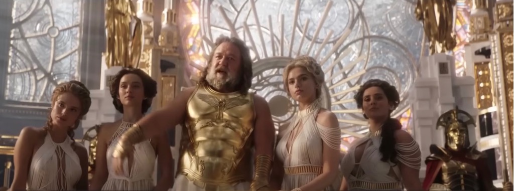 Thor Love and Thunder Zeus Scene