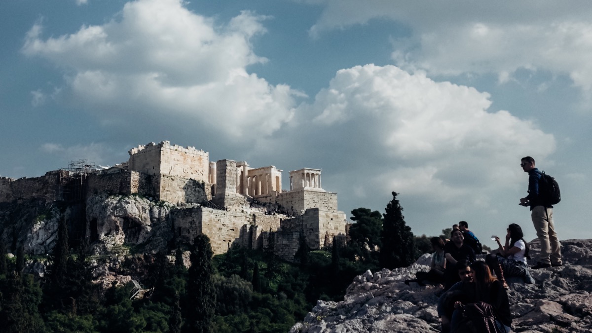 Acropolis in Athens Greece
