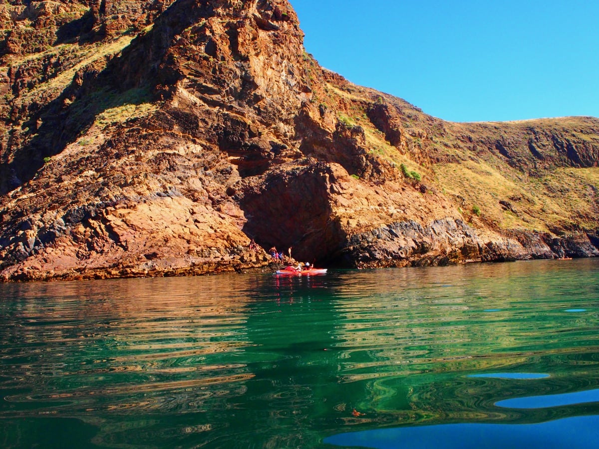 Kayaking Second Valley