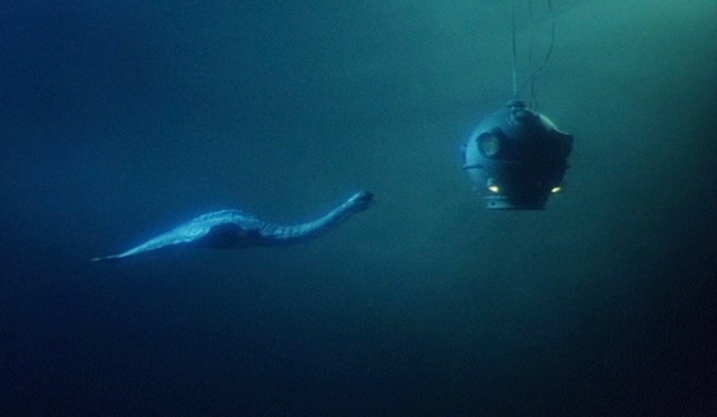 Sea Monster approaching Diving Bell Warlords of Atlantis