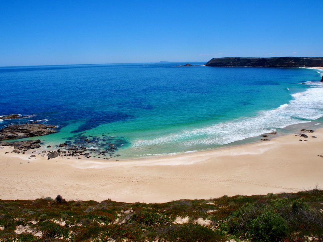 Beach below Cape Spencer Lighthouse