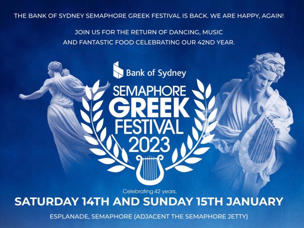 Semaphore Greek Festival Advertisement