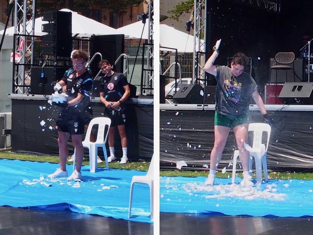 Semaphore Greek Festival Plate Smashing Competition