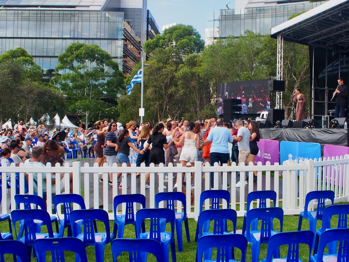 Sydney Greek Festival Singer and Dancers