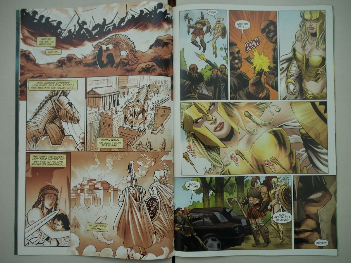 Athena Comic 4 Scenes