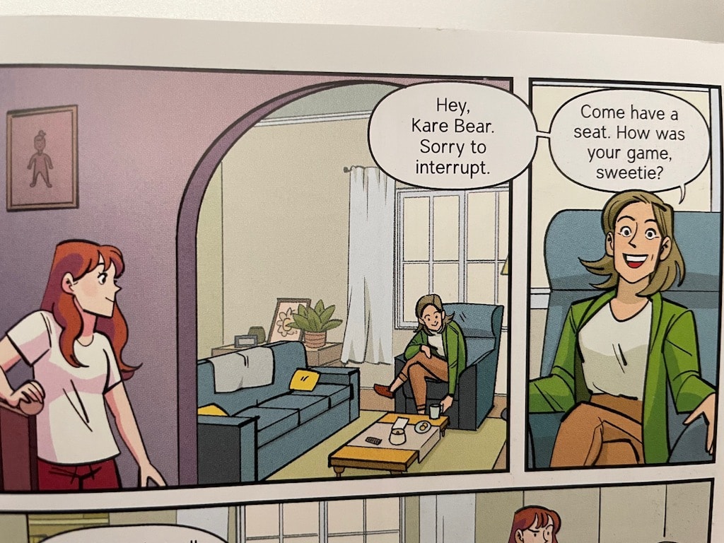Karen and her mother in Oh My Gods Graphic Novel