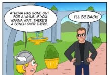 Arnold Schwarzenegger Comic The Terminator in Olympus