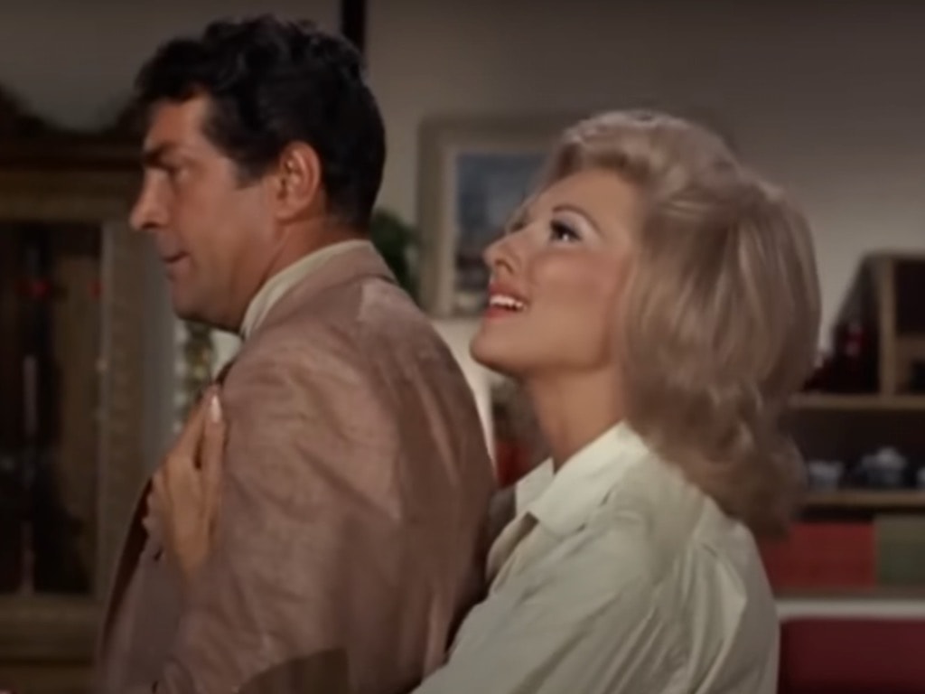 Nancy Kovack in The Silencers 1966 movie next to Dean Martin