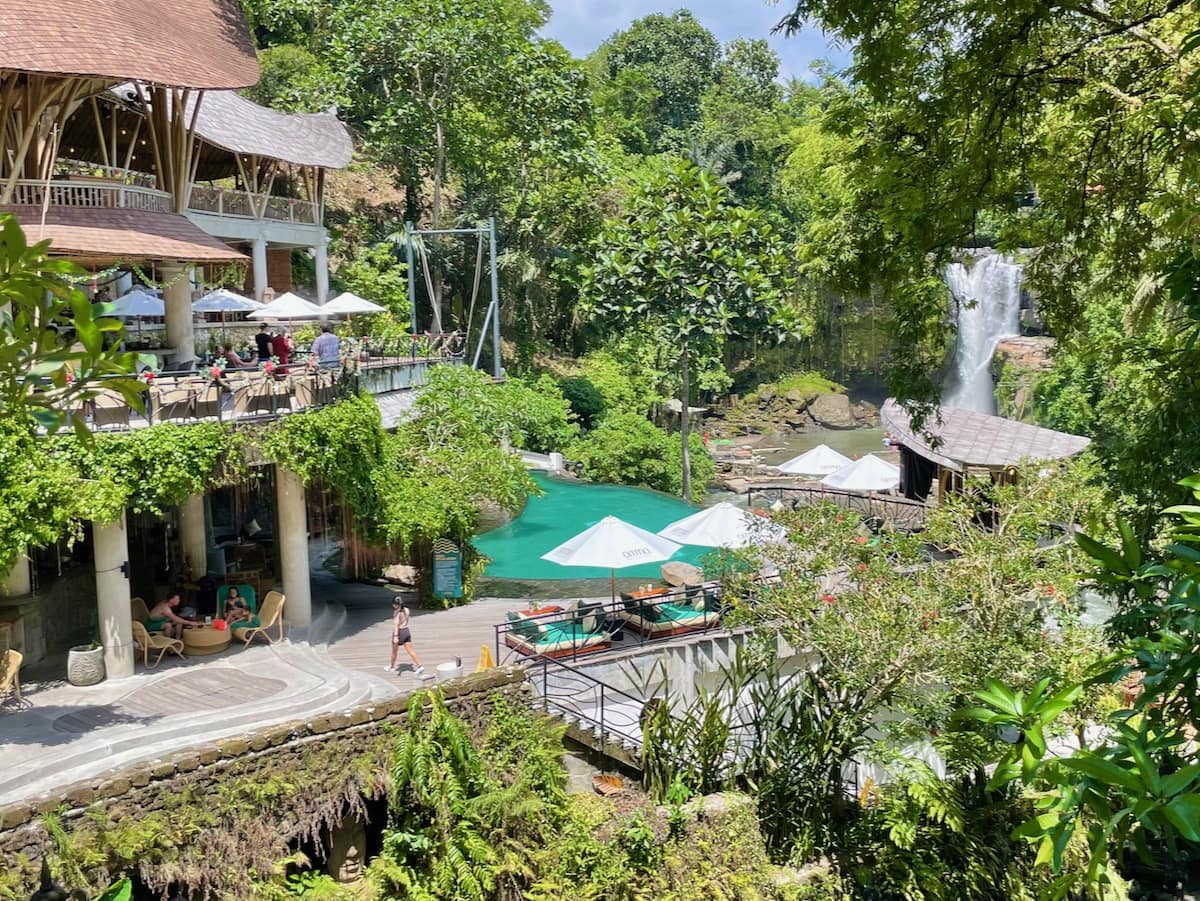 OMMA Dayclub in Bali at Tegenungan Waterfall