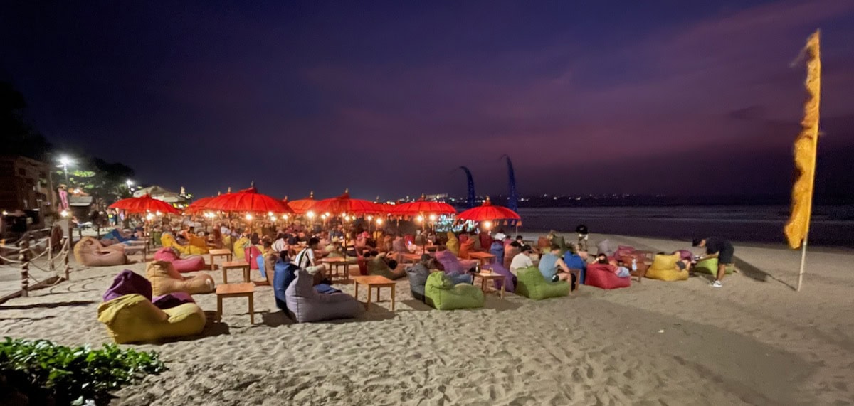 Seminyak Beach at Night